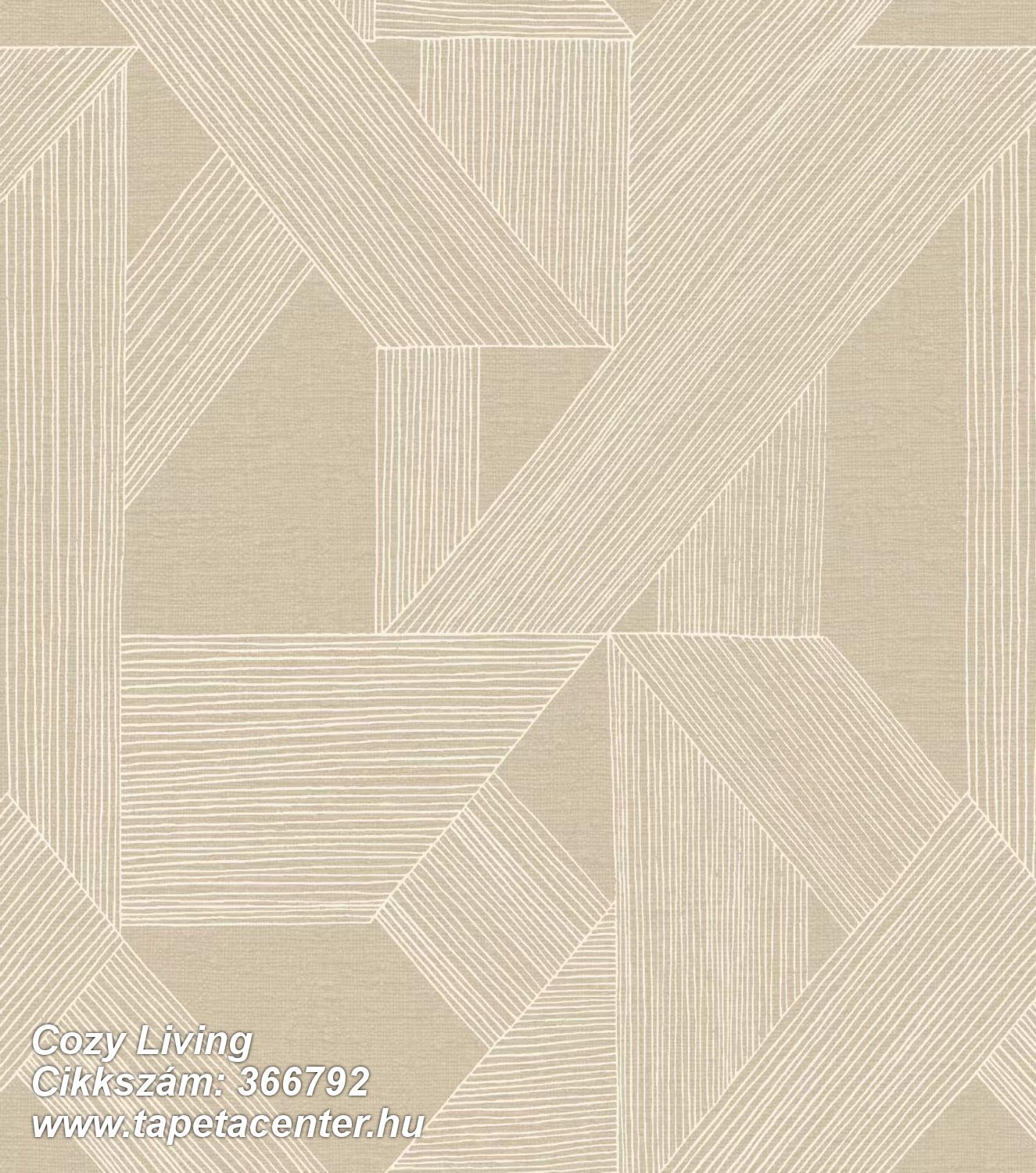 Geometriai mintás,barna,bézs-drapp,vlies poszter, fotótapéta 